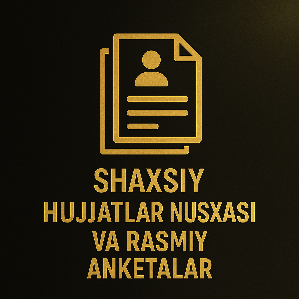 Shaxsiy hujjatlar